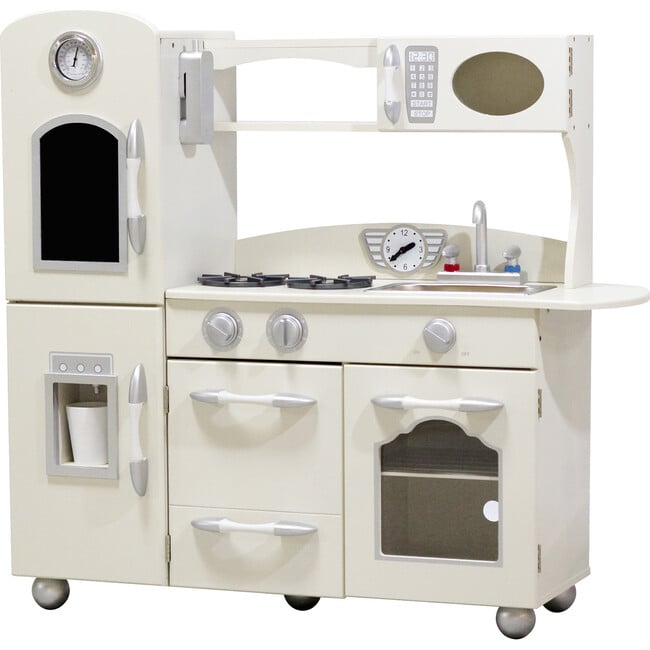 Little Chef Westchester Retro Play Kitchen, White - Play Kitchens - 3