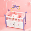 Little Princess 18" Doll Baby Nursery Bed with Cabinet - Doll Accessories - 2
