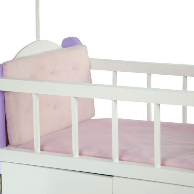 Little Princess 18" Doll Baby Nursery Bed with Cabinet - Doll Accessories - 3