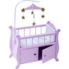 Twinkle Stars Princess Nursery Crib Bed - Doll Accessories - 4