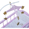 Twinkle Stars Princess Nursery Crib Bed - Doll Accessories - 5