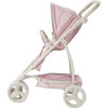 Polka Dots Princess 2-in-1 Baby Doll Stroller, Pink/Grey - Doll Accessories - 3 - thumbnail