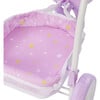 Twinkle Stars Princess 2-in-1 Baby Doll Stroller, Purple - Doll Accessories - 5