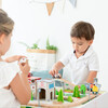 Preschool Play Lab Toys Country Train and Table Set, White - Transportation - 6