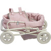 Polka Dots Princess Baby Doll Deluxe Stroller, Pink & Grey - Doll Accessories - 3