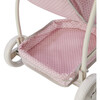 Polka Dots Princess 2-in-1 Baby Doll Stroller, Pink/Grey - Doll Accessories - 7 - thumbnail
