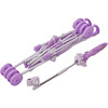 Baby Doll Stroller with Parasol, Purple/Stars - Doll Accessories - 4