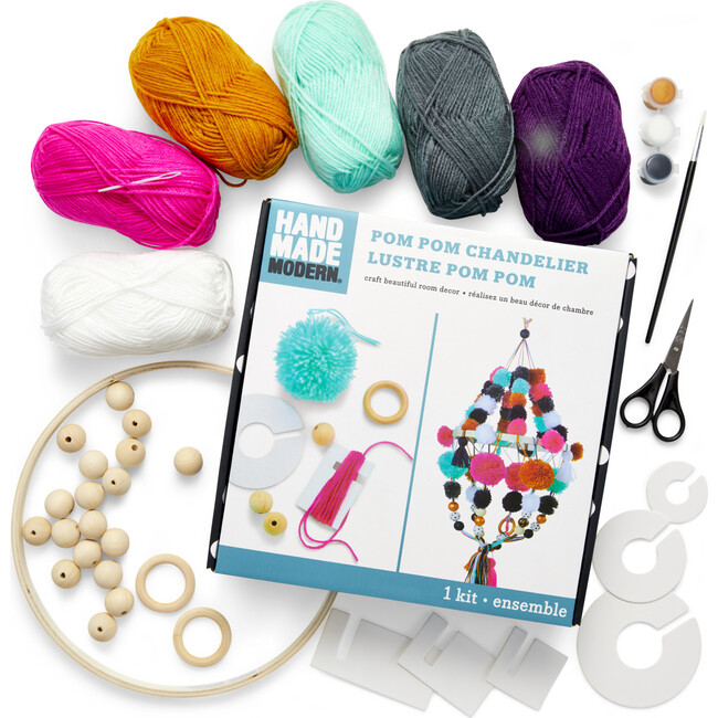 Pom Pom Chandelier Kit - Arts & Crafts - 2