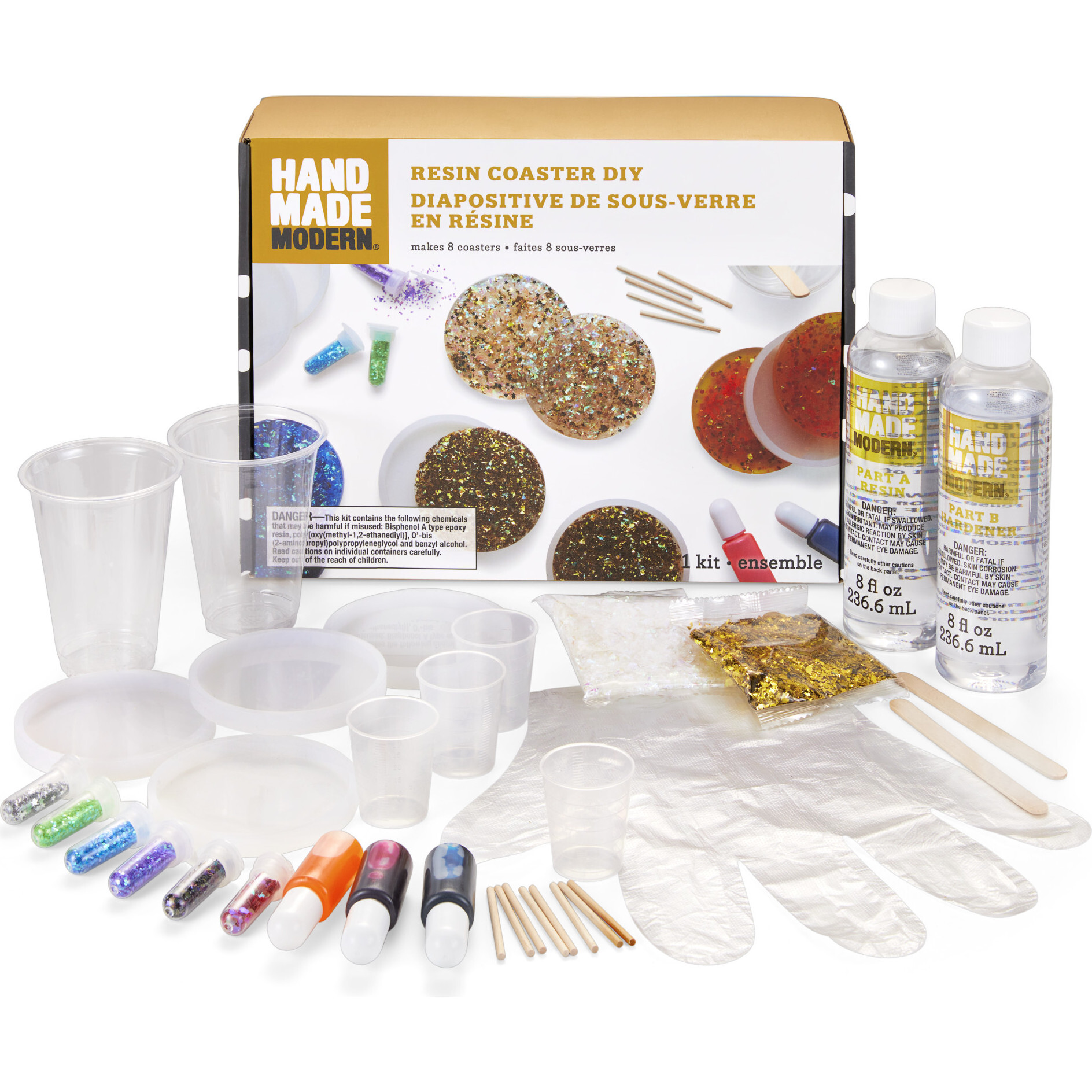 Resin Coaster DIY Craft Kit - Arts & Crafts - 1