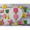 Spring Fling Tulip Cookie Cutter Set with Spatula - Party Accessories - 2 - thumbnail