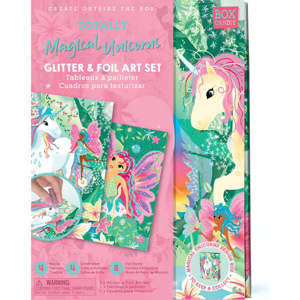 Totally Magical Unicorns Glitter & Foil Art Set - Box CanDIY Arts ...