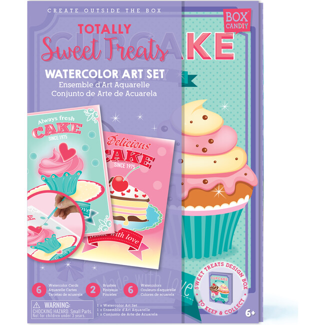 Totally Sweet Treats  Watercolor Art Set - Arts & Crafts - 1