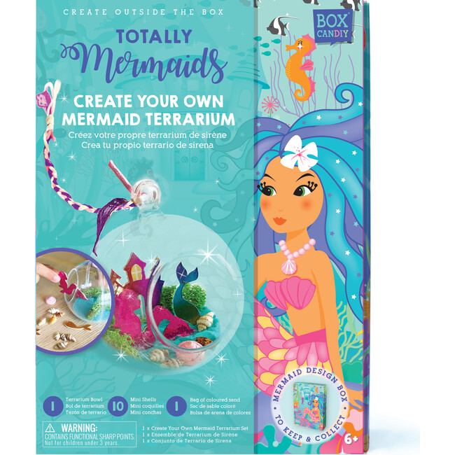Totally Mermaids Create Your Own Terrarium - Craft Kits - 1