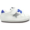 Jack Baby Kicks, White & Blue - Sneakers - 1 - thumbnail