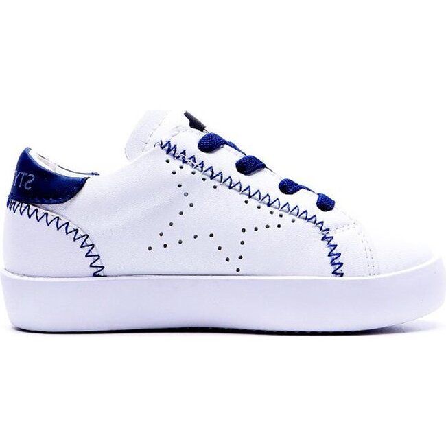 Jordy Sneaker, White and Navy