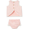 Poppy Dress and Bloomer Set, Impatiens Pink - Dresses - 2