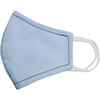 Cotton Poplin Face Mask, Light Blue - Face Masks - 1 - thumbnail