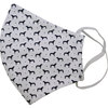 Cotton Face Mask, Navy Puppy - Face Masks - 1 - thumbnail