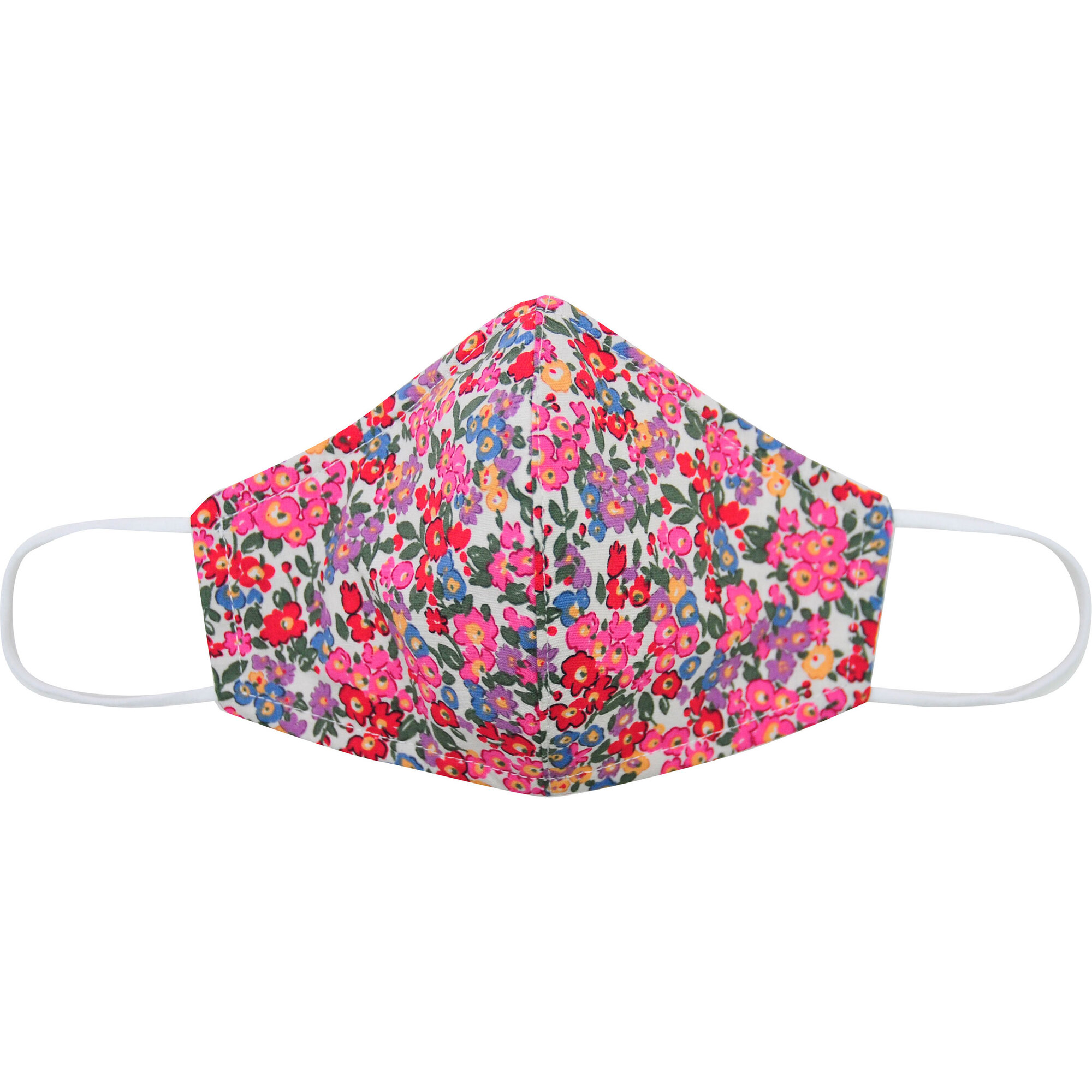 Cotton Face Mask, Multi Floral - Face Masks - 1