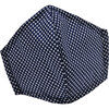 Adult Cotton Face Mask, Navy Mini Stars - Face Masks - 1 - thumbnail