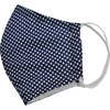Adult Cotton Face Mask, Navy Mini Stars - Face Masks - 2