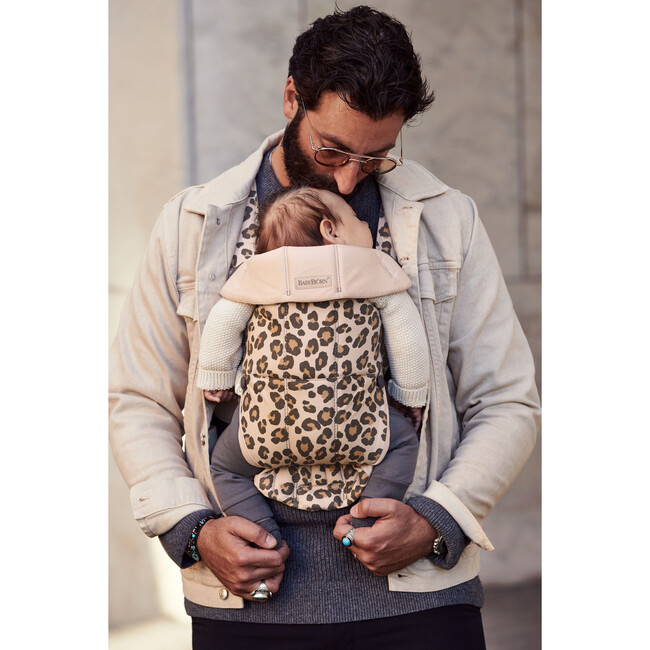 Baby Carrier Mini in Beige Leopard - Carriers - 4