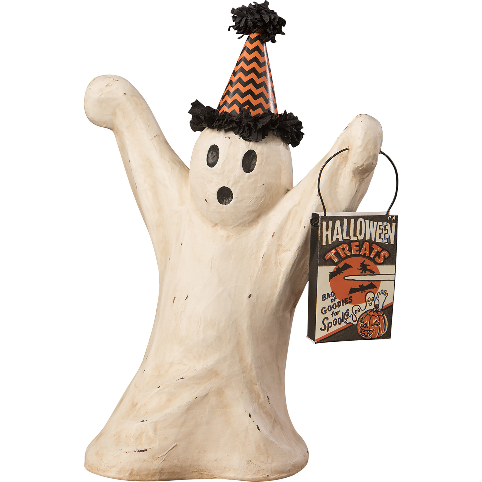 Spooky Soiree Ghost  Paper Mache - Accents - 1