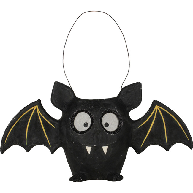 Bat Bucket Paper Mache - Accents - 1