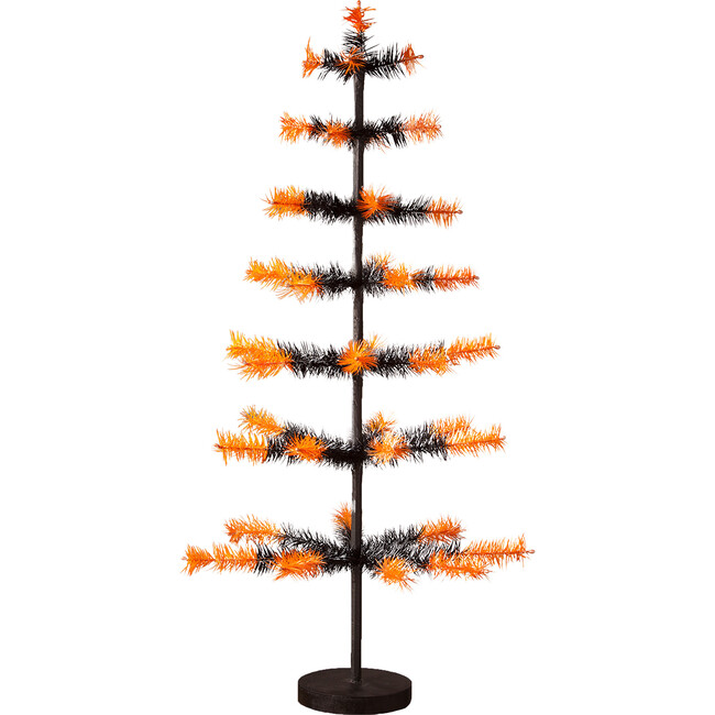 Halloween Two-Toned Feather Tree - Accents - 1