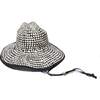 Women Straw Checkered Hat - Hats - 1 - thumbnail