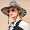 Women Straw Checkered Hat - Hats - 3