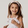 Kids Lemon Eyelet Bow Tie Knotted Headband, Yellow - Hair Accessories - 2