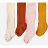 Cotton Tights, Mustard - Tights - 3