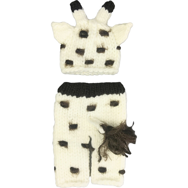 Sophie Giraffe Newborn Set, Cream and Brown - Hats - 1