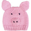 Sammie Pig Hat, Pink - Hats - 1 - thumbnail