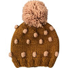 Popcorn Hat, Mustard and Pink - Hats - 1 - thumbnail