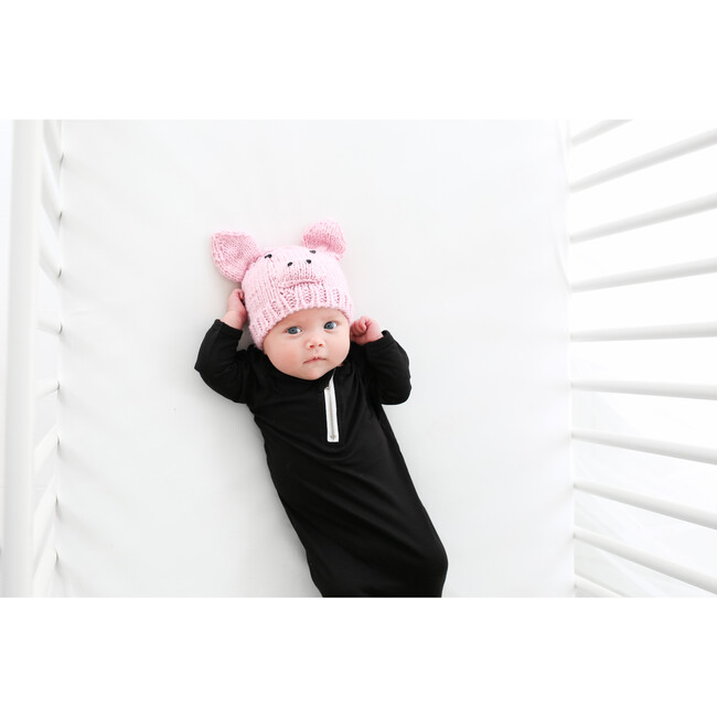 Sammie Pig Hat, Pink - Hats - 2