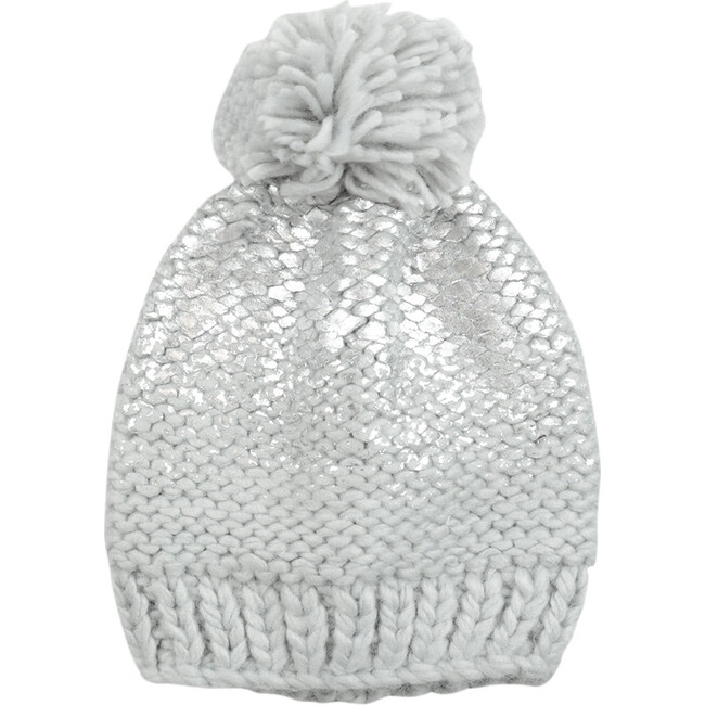 Pearl Hat, Gray and Silver - Hats - 1