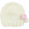 Isabel Tiny Poms Hat, Pink - Hats - 1 - thumbnail
