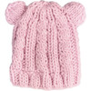 Julian Cable Bear, Pink - Hats - 1 - thumbnail