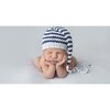 Lucy Striped Hat, Navy and Sky - Hats - 3