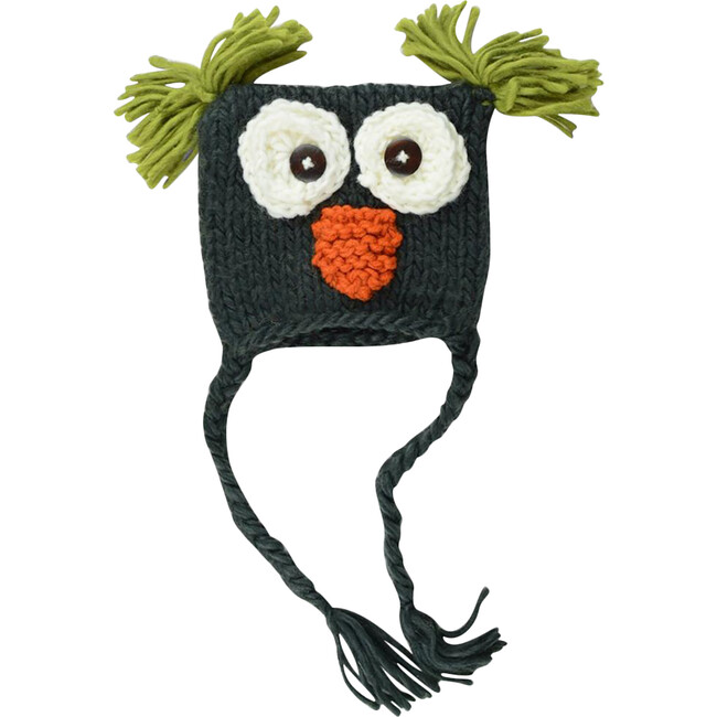 Otis Owl Knit Hat, Navy