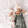 Ella Unicorn Knit Hat, White & Mustard - Hats - 3