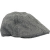 Cooper Tweed Cap, Gray - Hats - 1 - thumbnail