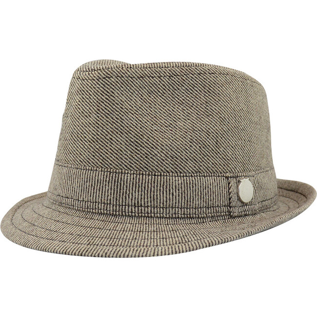 Carson Tweed Fedora, Tan - Hats - 1