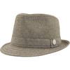 Carson Tweed Fedora, Tan - Hats - 1 - thumbnail