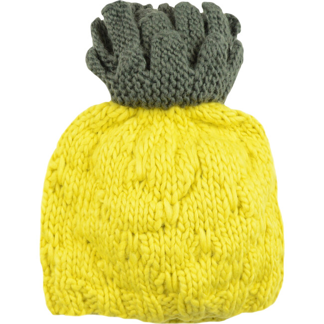 Carmen Pineapple Hat, Yellow and Green - Hats - 1