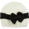 Sabrina Bow, Cream with Black - Hats - 1 - thumbnail