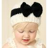 Sabrina Bow, Cream with Black - Hats - 2