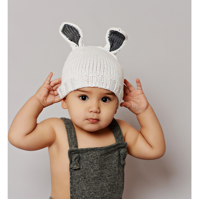 Bamboo Bailey Bunny White/Grey - Hats - 2